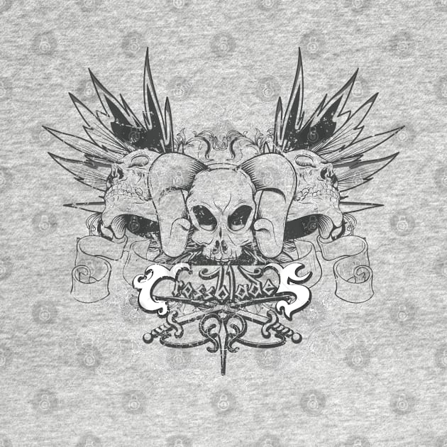 Skull design by peace and love